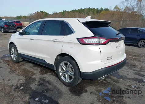 2017 Ford Edge Titanium from USA, damaged, VIN 2FMPK3K86HBC24909